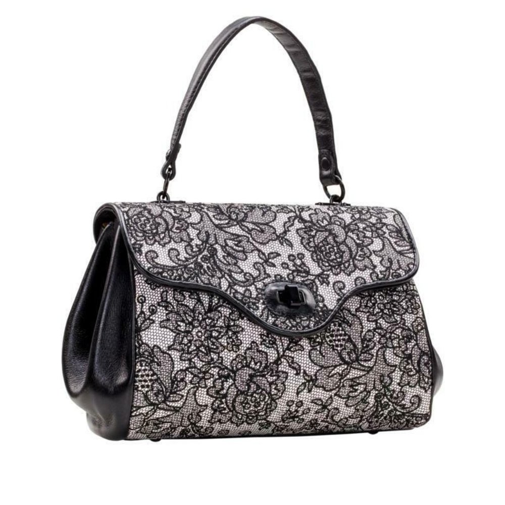 🛍️ Patricia Nash Verga Chantilly Lace Satchel - Picture 3 of 11